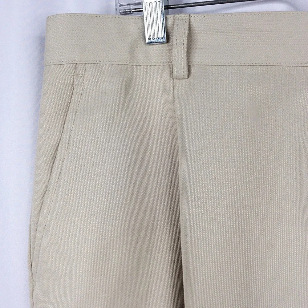 Walter Hagen Pleated Golf Shorts Men's Size 40 Beige Bermuda